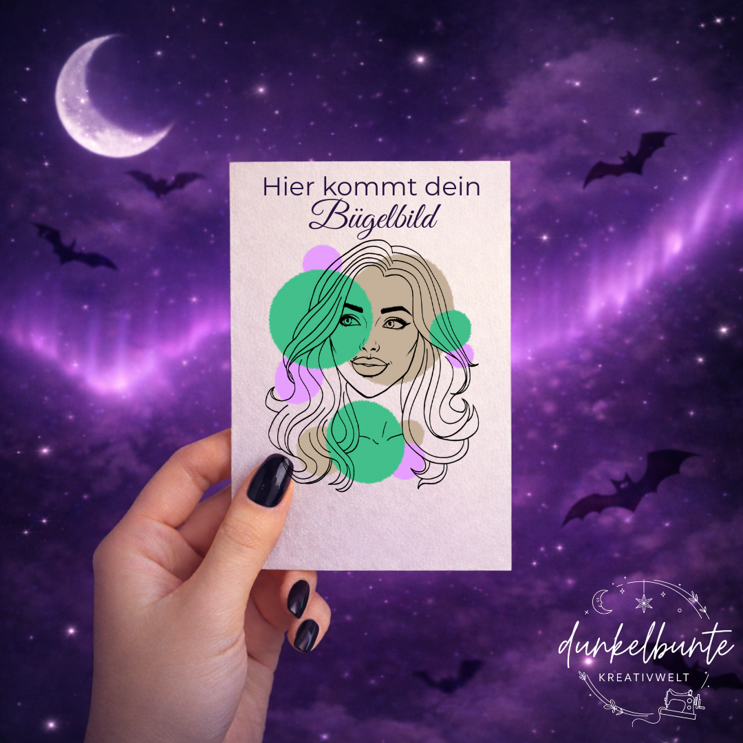 Coming Soon: Bügelbild Color Pop black